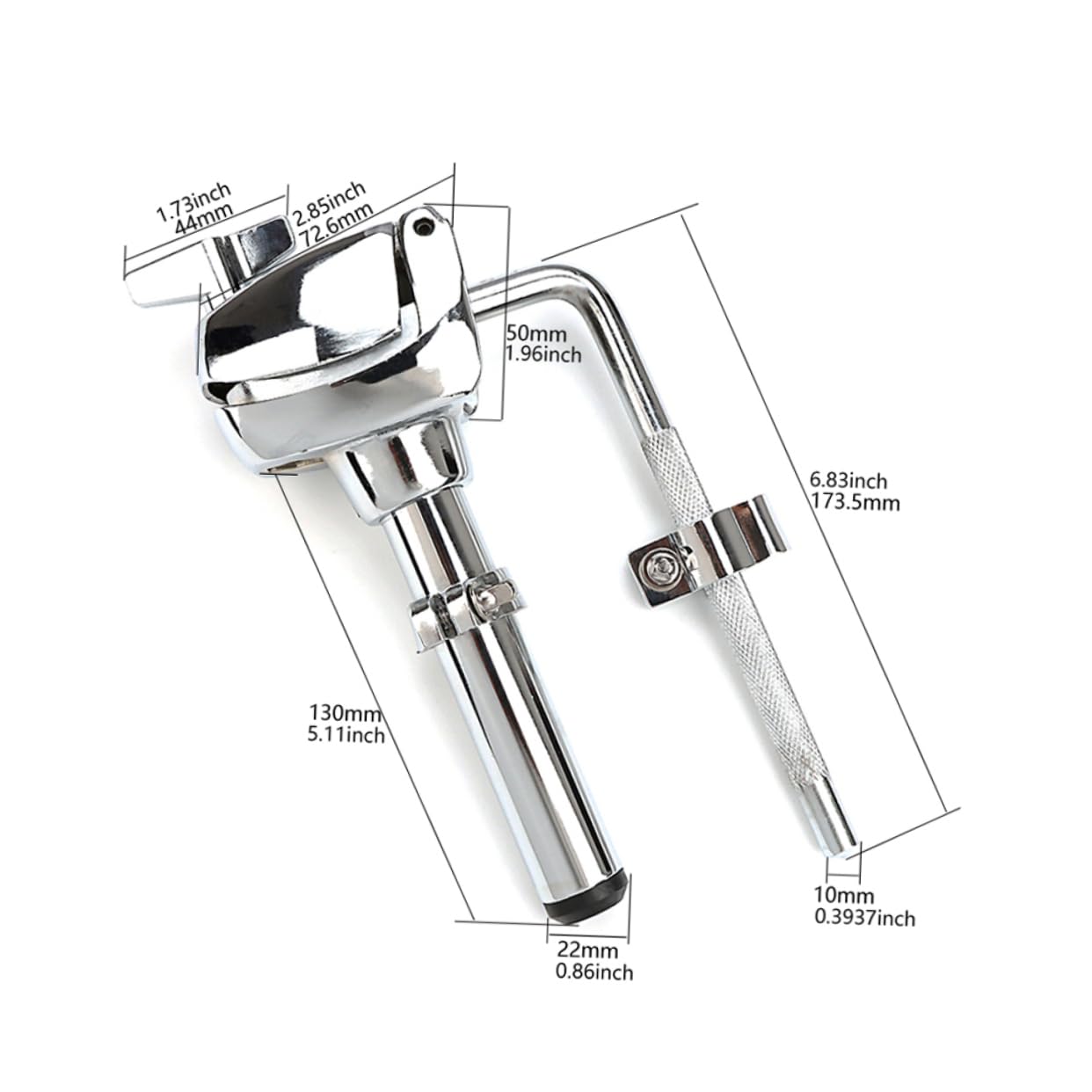 GOOHOCHY Djustable Drum Arm Stand Wc102 Replacement Bracket for Drum Parts Stable Drum Display Hardware