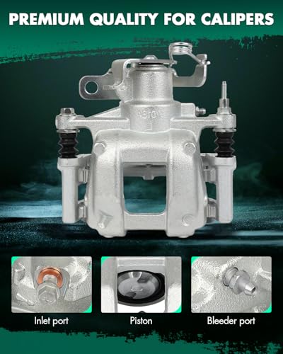 Image of SCITOO - Rear Right Disc Brake Caliper Assembly w /Bracket For Ford Model - For Transit-150 2015-2019,For Transit-250 2015-2019,For Transit-350 2015-2019,For Transit-350 HD 2015-2019 18B5516