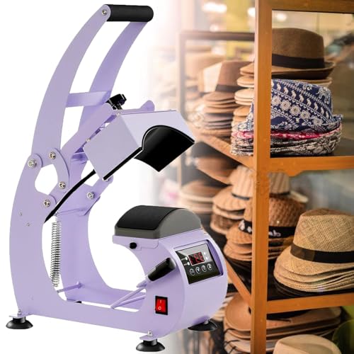 Plancha manual para gorras con 2 plantillas intercambiables