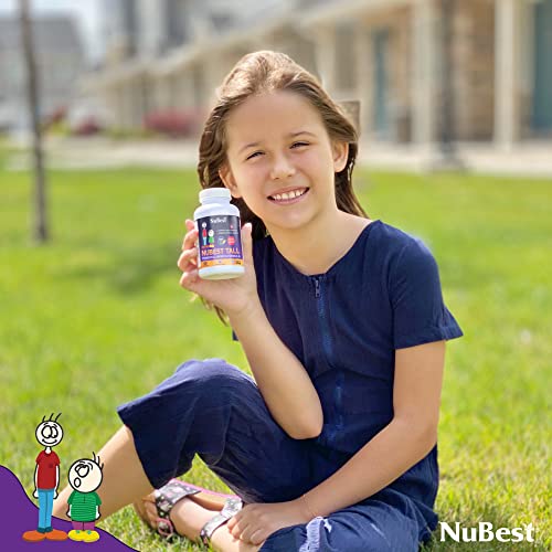 Image of NuBest Tall | Support Bone Strength, Bone Health, Enhanced Immune and Whole Body Wellness with Calcium, Collagen, and Herbs for Ages 5+ & Teens | 60 Capsules | 1 Month Supply