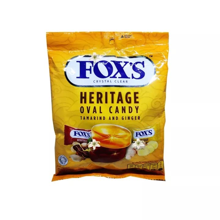 Foxs Crystal Clear Candy Heritage Oval Candy Tamarind and Ginger Candy 125g (Imported) (B0BJ6Y6RY3) Amazon Price History, Amazon Price Tracker