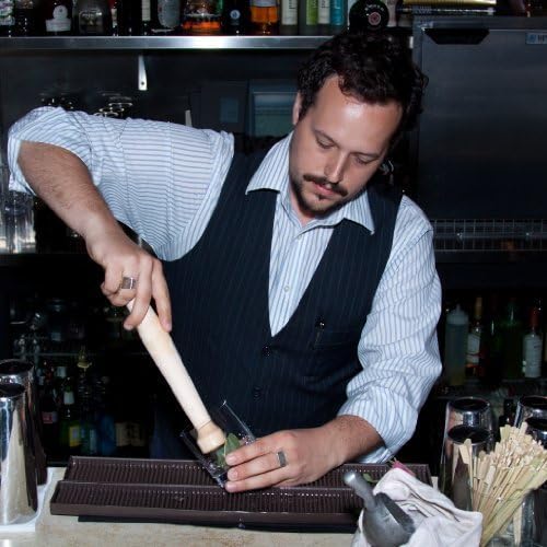 Fletchers' Mill Muddler, Cocktail Muddler, Solid Wood, Ideal Bartender Tool for Old Fashioned, Mojitos - 11 Inch