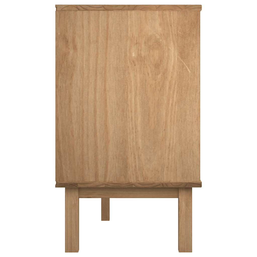 vidaXL Cómoda Cajonera Almacenamiento Organizador Mueble Dormitorio Cocina Entrada Aparador Armario Decoración de Madera Maciza de Pino