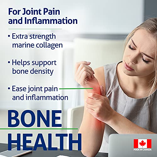 Naka Pro Marine Collagen 380 Capsules -2000 mg of Collagen Peptides Protein Supplement to Support Joints, Hair, Skin and Nails- Made in Canada - Image 3