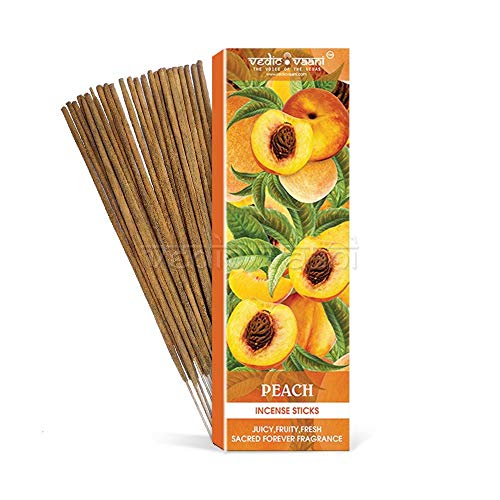 Vedic Vaani Natural Fruits Fragrance Peach Incense Sticks Agarbattis (250 Grams) #TOP2
