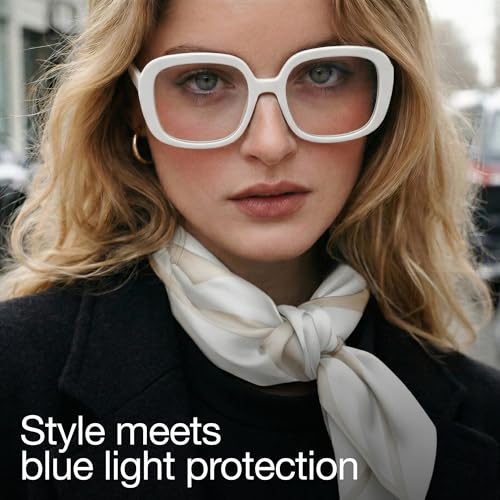 Image of miyya Blue Light Blocking Glasses for Women, Blue Light Glasses for Women Oversized Fashion Glasses