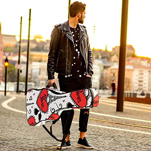 Housse de transport étanche pour guitare avec bandoulière réglable et plumes suspendues sur une flèche, Multicolor 04… - Les Beatles, Paul McCartney, John Lennon, RIngo Starr, George Harrison Housse de transport étanche pour guitare avec bandoulière réglable et plumes suspendues sur une flèche, Multicolor 04… – Image 7