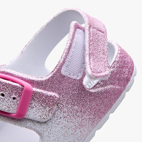 Image of EasyStar Boys and Girls Lightweight Dual-Adjustable Sandal Buckles With Hook and Loop Heel Closure