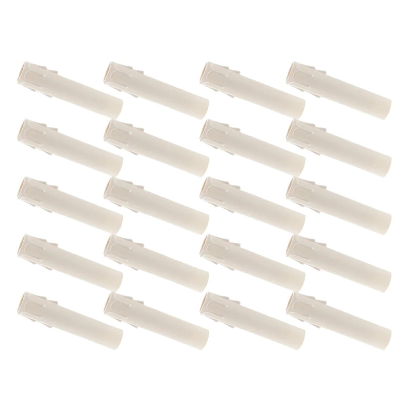 DFGBAPKBL Candle drip Sleeve Tube 20 Pcs Teardrop Plastic Sleeve Candles Pendant Lights Socket Covers