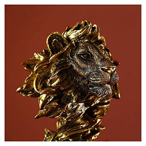 Statue décorations de bureau table lion résine pour hôtel miniature