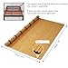 LOBOTOU Bunkie Board Heavy Duty 6mm Natural Bamboo Bed Boards for Under Mattress,Encrypting The Bed Plate to Prevent The Mattress from Sagging, Suitable for Sofa Beds and Metal Bed Frames (King)