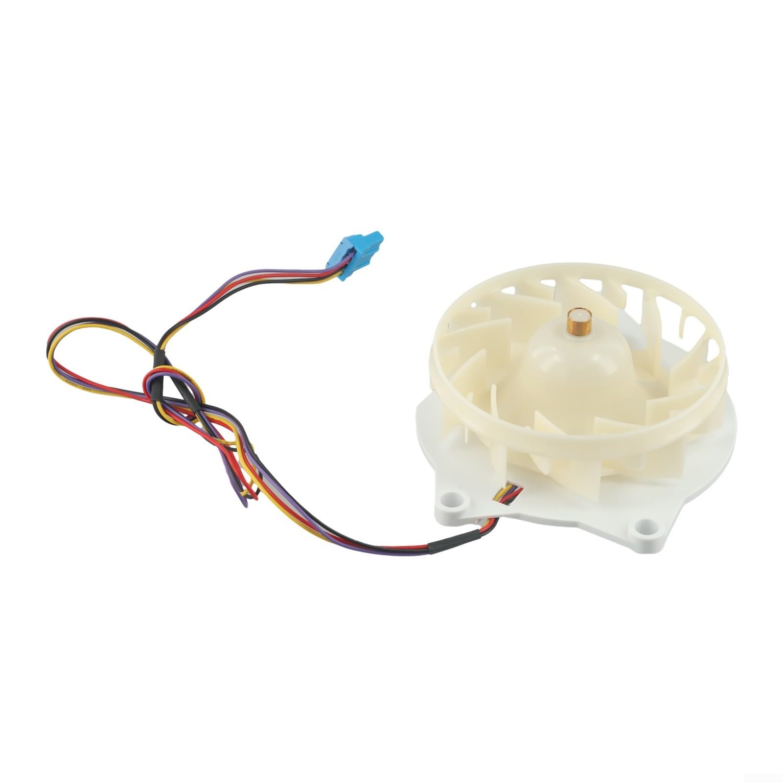 1 paquete de motor de ventilador evaporador de refrigerador de 12 V para EAU64824806 reemplaza la unidad vieja ruidosa restaura la eficiencia de enfriamiento plástico blanco 16 x 16 x 7