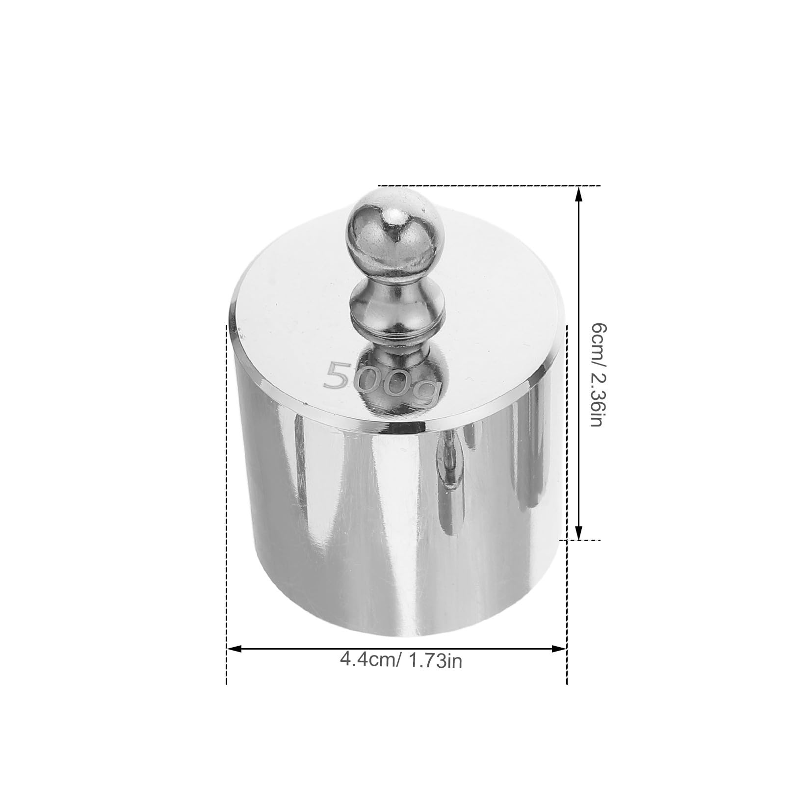 Juego de Pesas de Calibración de Hierro 1g a 500g para Balanzas