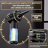 Lyiazsoy Car Vacuum Cleaner Cordless,27000PA High Power Mini Vacuum Cleaner,Rechargeable Handheld Vacuum Cordless,car hoovers for Pet Hair, Home, Office, Kitchen(Gold Black) - Image 5