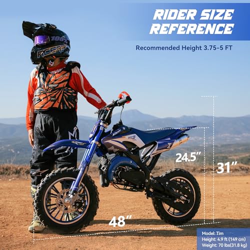 ZEAIMX 50cc 2-Stroke Dirt Bike