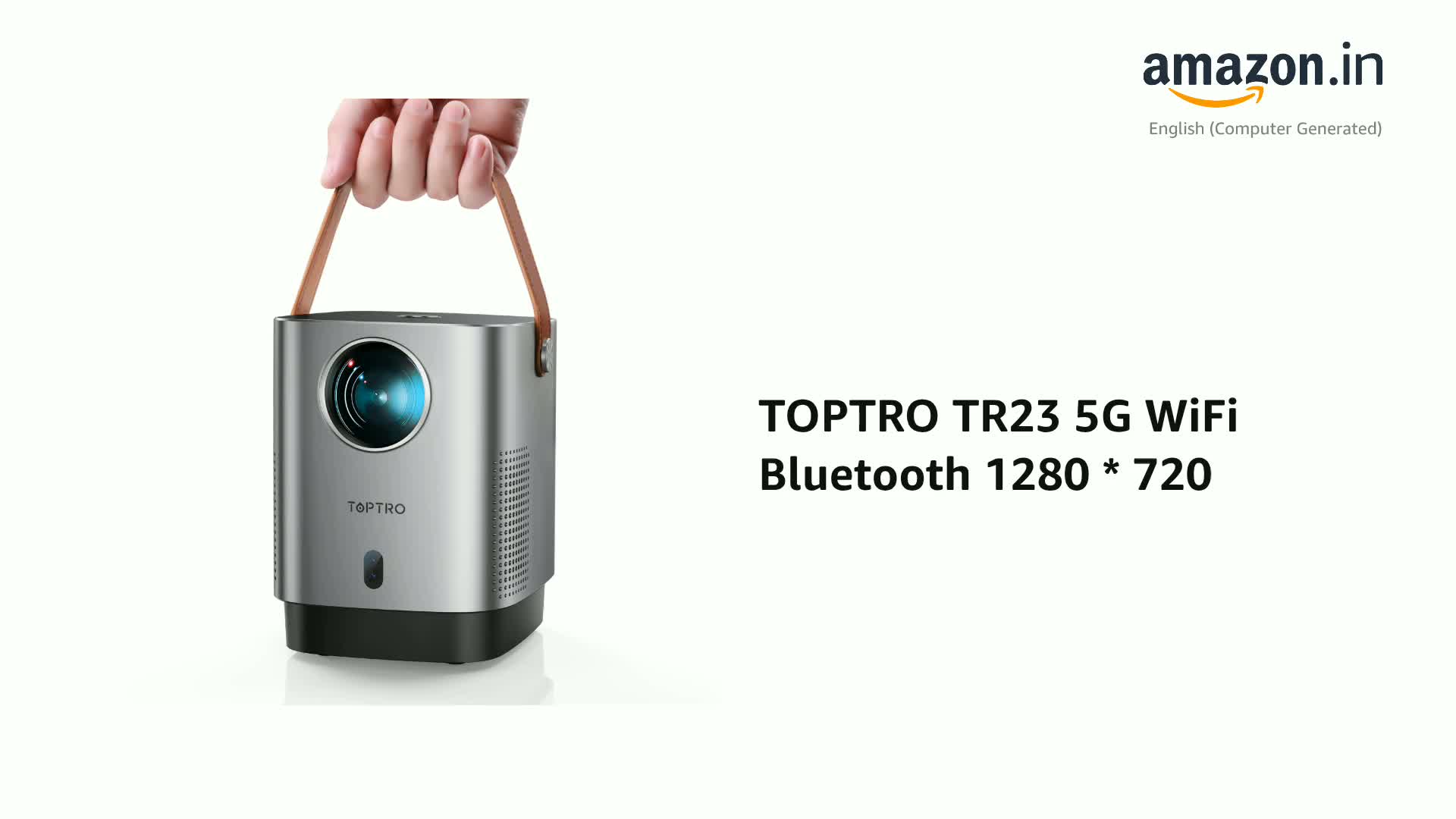 TOPTRO TR23 ポータブルプロジェクター TOPTRO TR23 ポータブルプロジェクター フルHD対応 操作ガイド