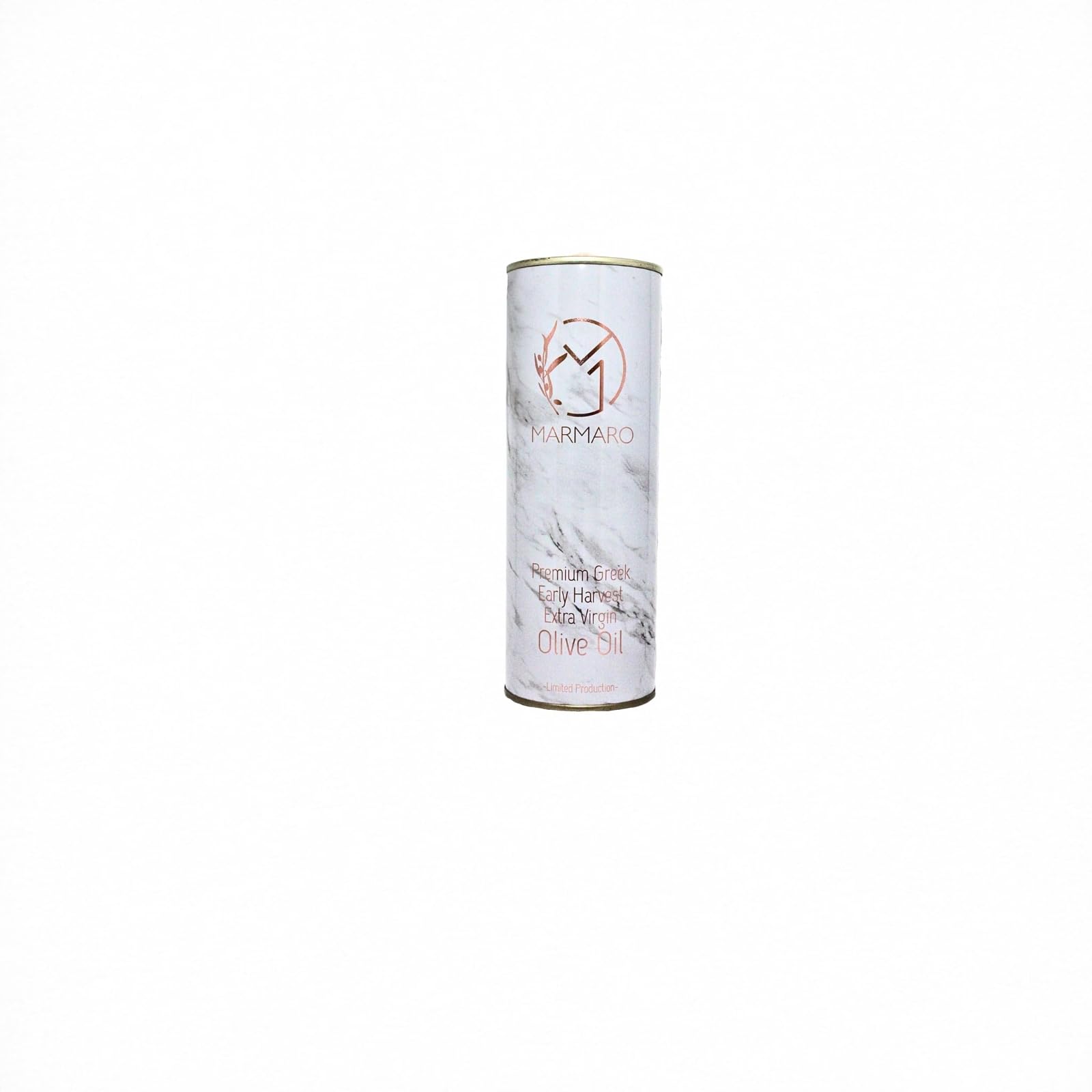 MARMARO Award-Winning Premium Greek Early Harvest Olive Oil 500ml – Agourelaio from Chalkidiki, Cold Pressed, High Polyphenols, Low Acidity 0.18, Tin