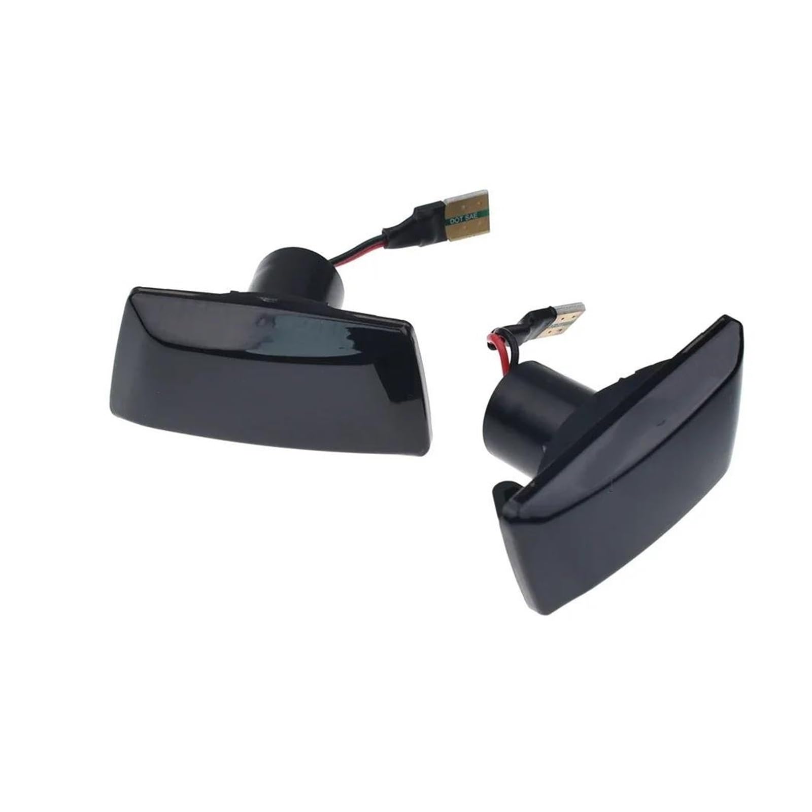Clignotant, Marqueur De Garde-boue Latéral Dynamique Et Fluide Pour Cadillac BLS 2005 2006 2007 2008 2009 (Dynamic Black)