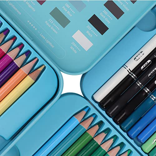 Lápis de Cor, Lápis de Cor à Base de óleo, 72 Cores, Especificações Profissionais, Mistura Fácil, pa