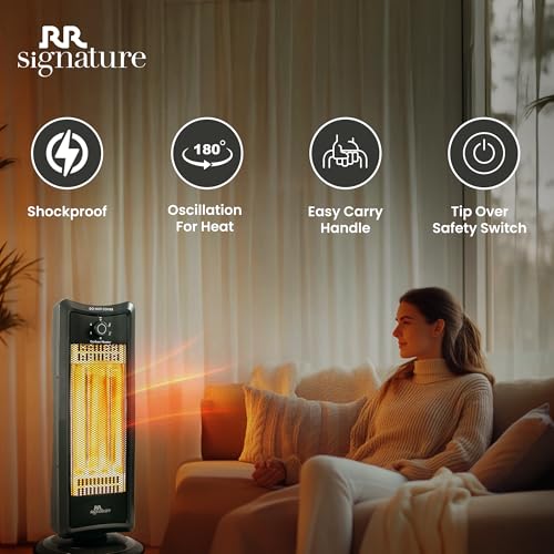 RR Signature NFERNO CARBON Room Heater 1000 Watt - Image 4