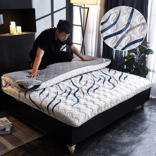 Tatami - Colchón de suelo plegable con acolchado suave y antiescaras para dormir, 120 x 200 cm