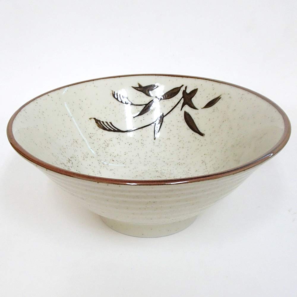 Amazon | 丼 どんぶり 17.8cm 6.0丼 黄梨すすき 22d39730-029 | 【美濃