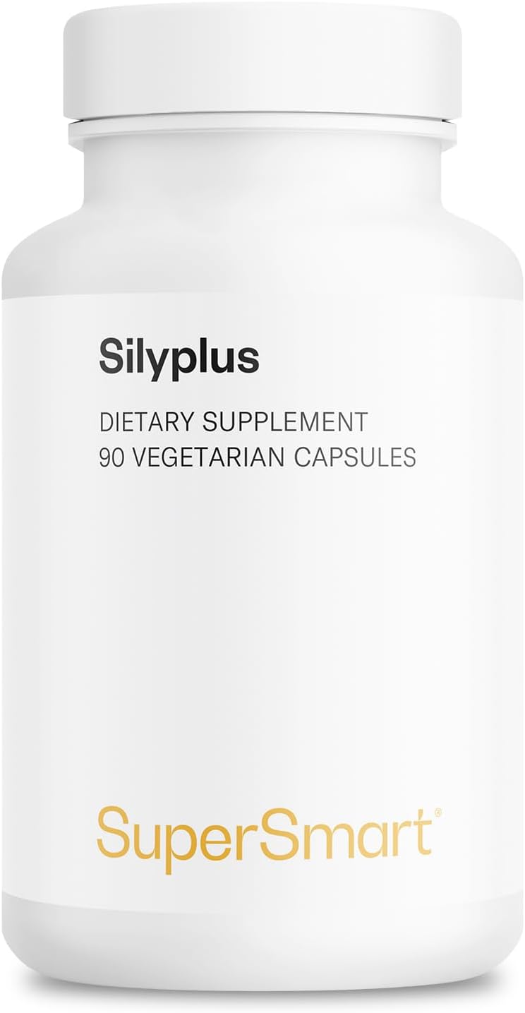 Supersmart - Silyplus 360mg per Day (Patented) - with Silymarin Milk Thistle Supplement - Siliphos Phytosomes | Non-GMO & Gluten Free - 90 Vegetarian Capsules