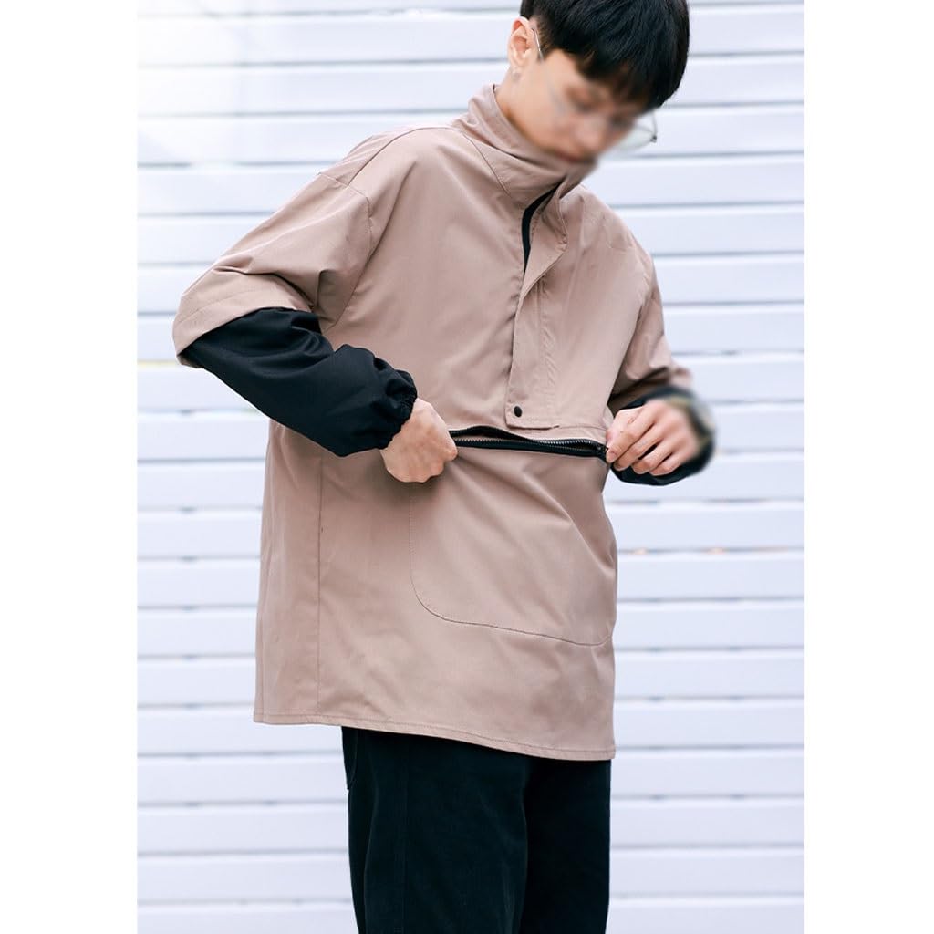 Delantal de camarero Delantal con mangas for otoño e invierno, cocina casera, vestidor inverso, camarero de restaurante, monos for adultos, delantal de manga larga, ropa de trabajo Delantales Delantal