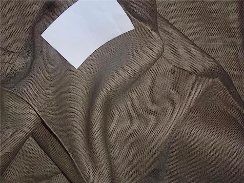 Schwerer Leinenstoff, Khaki-Farbe, 147,3 cm, Leinen