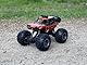 DF Models DF Jumbo Foot V2 Off-Roader 1:10 RTR (Länge x Breite x Höhe 430 x 280 x 260 mm, Gewicht 1400 g, ab 6 Jahren, Fahrzeugauto, Spielzeugtruck) 9945, Orange
