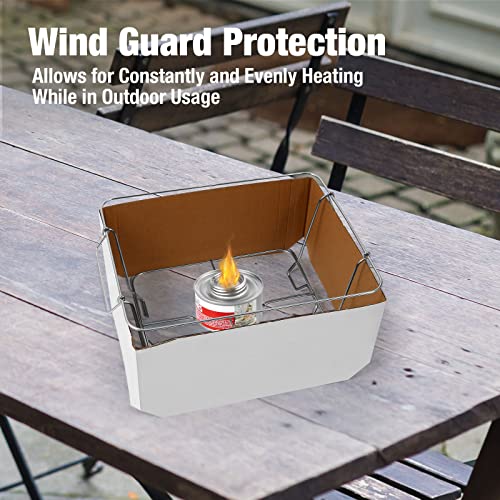 Restlrious Chafing Dish Buffet Set Disposable Half Size Aluminum Buffet Serving Kit, 4 Pack Of Chafer Stand Kit For Food Warmer In 32 Pieces W/Fuel Tanks, Pans & Utensils, For Parties Events Bbq #TOP3