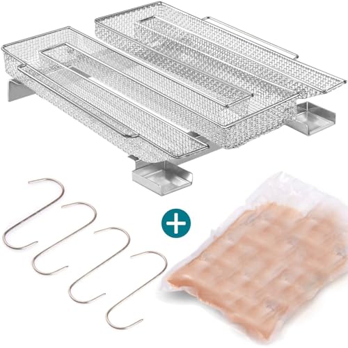 Edelstahl Kaltrauchgenerator - Elektrisch Mit Pumpe - Für Räucherofen & Grill