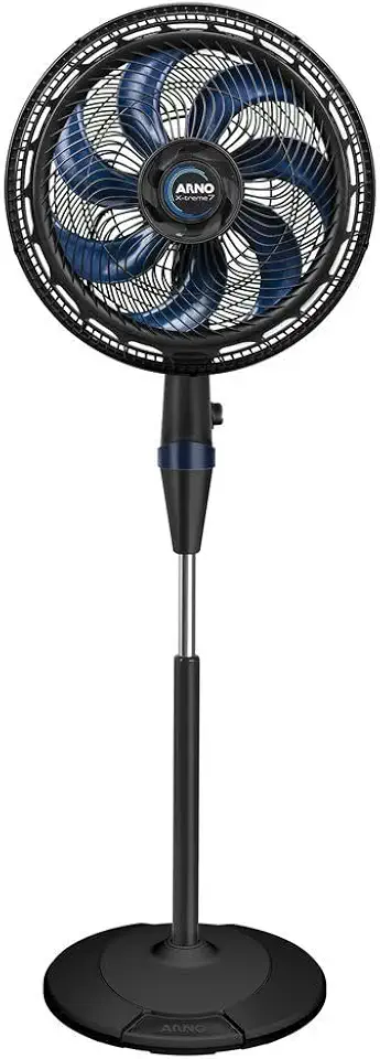 Ventilador de Coluna Arno X-TREME 7 40cm VE7C, 150W, 7 Pás, 3 Velocidades, Oscilação 80º, Power Zone, Modo Sono Tranquilo, Altura Ajustável de até 1,5m, 220V