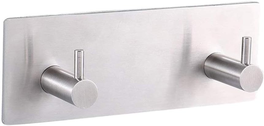 Wall Hooks Space Aluminum Hangers on Home Bathroom Kitchen for Hanging Keys,Towels,Clothes,Bags,Hats Hook