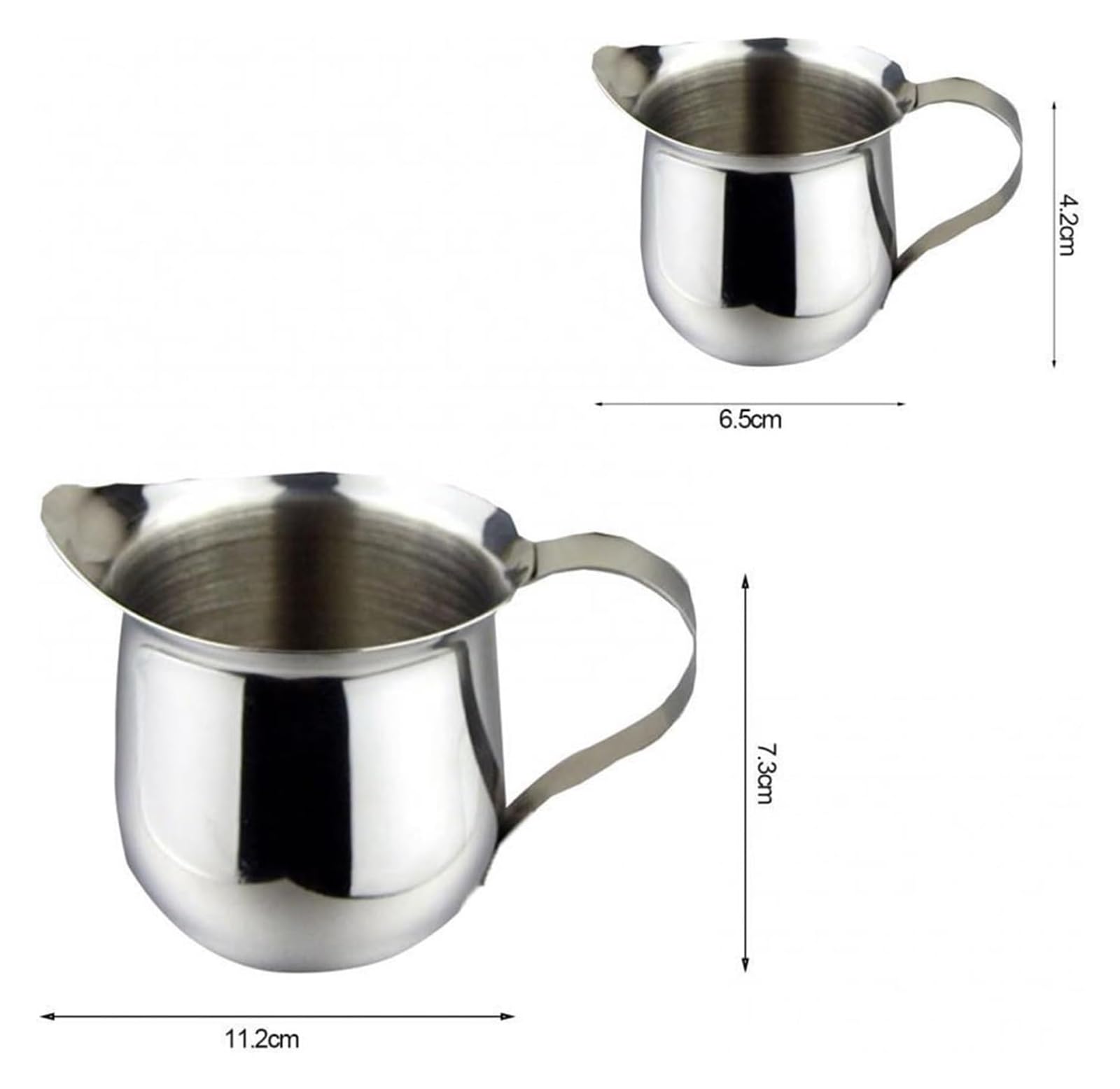 Kubek Coffee Art do espresso i latte - 1 szt. dzbanek do kawy do spieniania i nalewania mleka(240ml)
