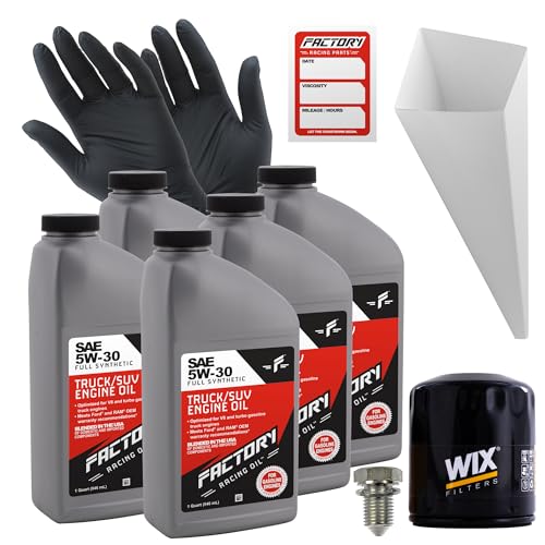 Kit de cambio de aceite 5W-30 sintético completo 5 cuartos