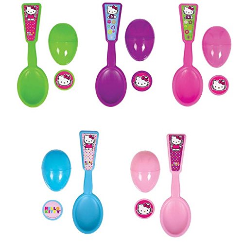 AmscanCute Hello Kitty Egg Relay Birthday Party Game, Multi