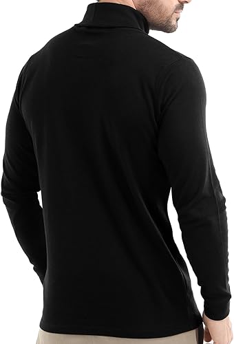 Miniatura 4 de Utopia Wear Turtleneck Men Slim Fit UPF 50+ Lightweight Pullover Sweater Long Sleeves Top