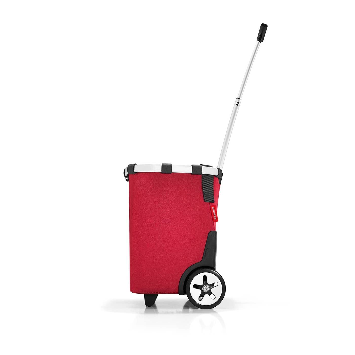 reisenthel carrycruiser red - Carrello Spesa con Resistente Telaio in Alluminio, Tracolla Regolabile e Tasca Interna Rimovibile, Ruote Grandi e Tessuto Idrorepellente, 40 L