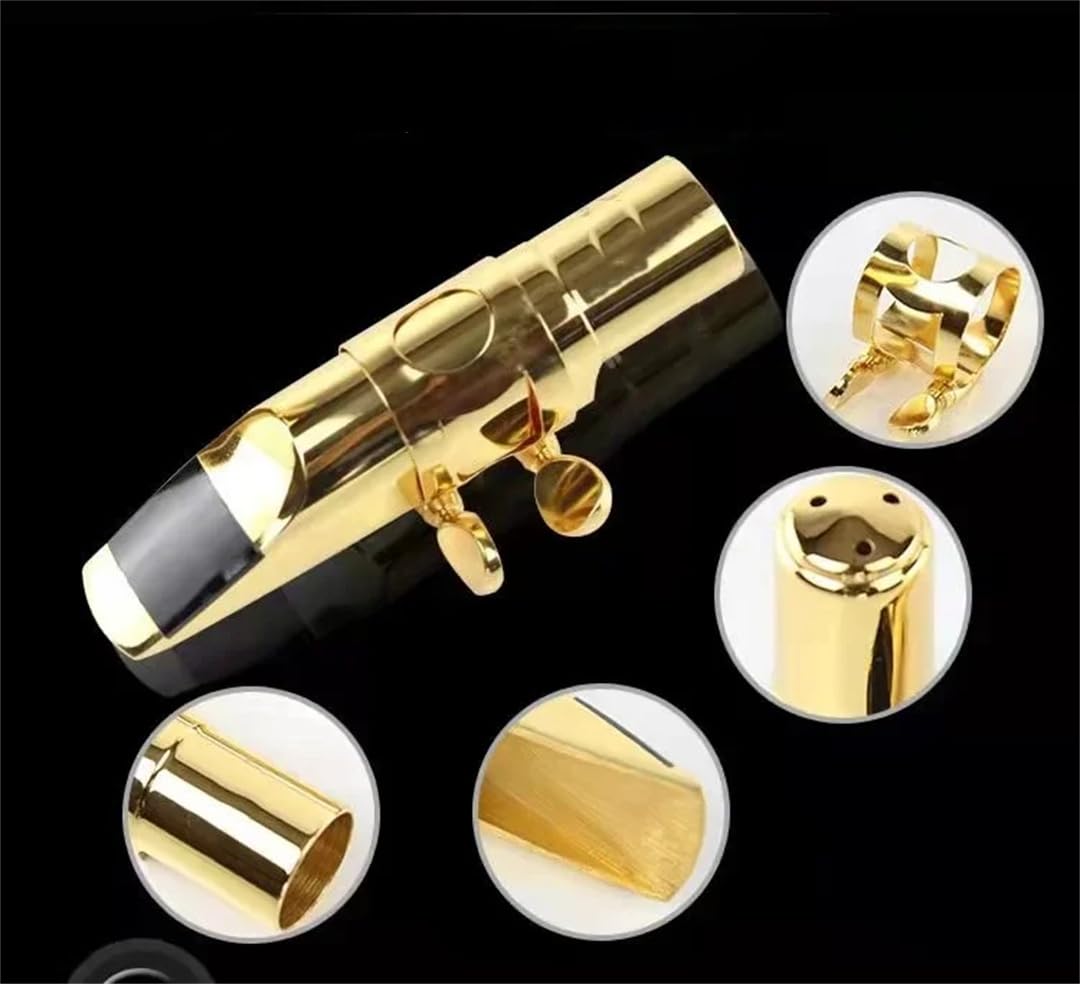 Saxofón alto tenor soprano profesional chapado en metal, accesorios Tenor5