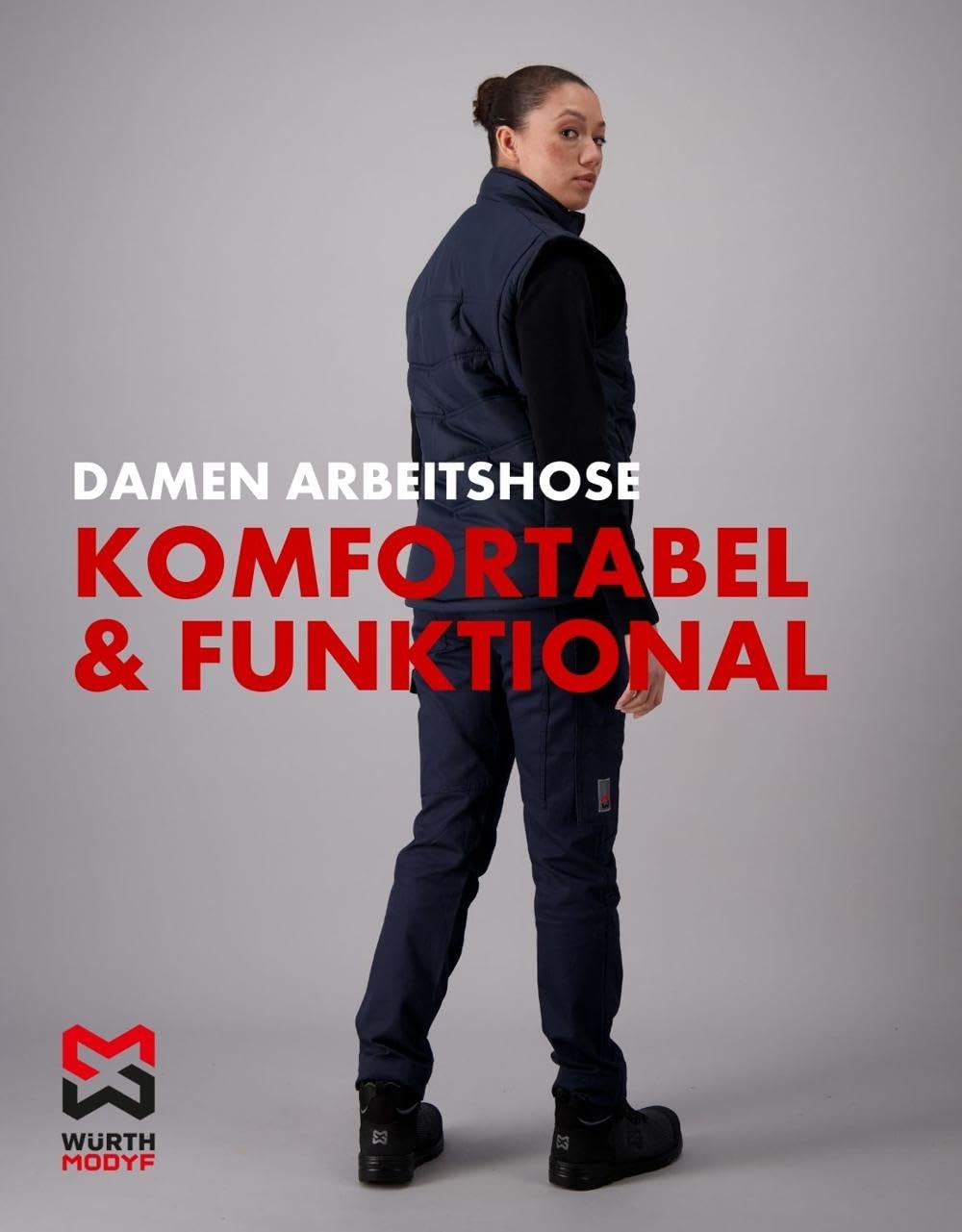 WÜRTH MODYF Bundhose Star CP Damen - Bequeme Arbeitshose für Damen - perfekt für Lager, Werkstatt, Baustelle- Oeko-TEX Standard 100 - in den Größen 32-54