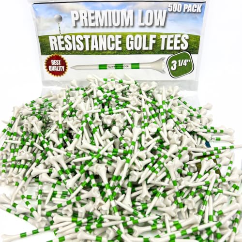 Against The Grain 500 Pack Plastic Golf Tees Bulk (3-1/4') Best Unbreakable Golf Tees For Men &Amp; Women – Premium Golf Ball Tees For Golf Drivers Reusable Plastic Tees