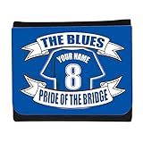 Sección de notas. Chelsea - Cartera personalizada para camiseta de fútbol
