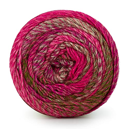 Image of Ganga Acrowools Crypto -100% Acrylic Yarn, Hand Knitting and Crochet Yarn, Pack of 2 Balls - 100Gm Each. Shade No - Ptt1433, Multicolor