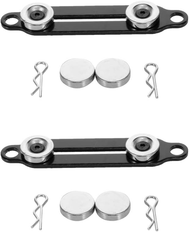GoolRC Front and Rear Body Mounts Stealth CNC with Magnet for 1/10 Traxxas Axial SCX10II 90046 RC Car