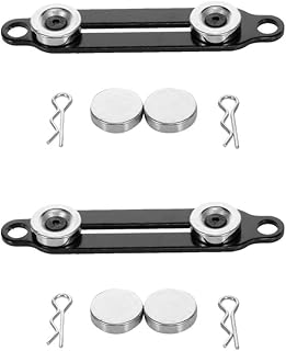 GoolRC Front and Rear Body Mounts Stealth CNC with Magnet for 1/10 Traxxas Axial SCX10II 90046 RC Car