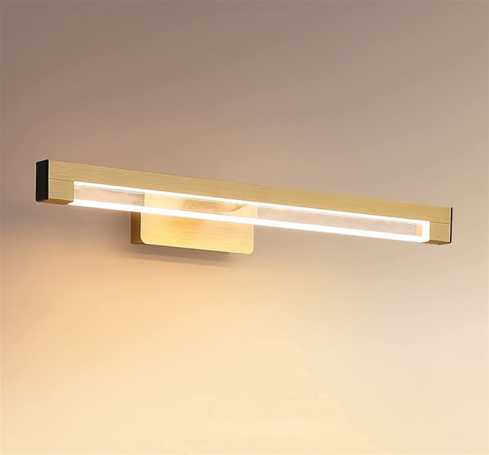 Miroir mal éclairé ? Découvrez l'applique murale LED salle de bain 43cm pour maquillage