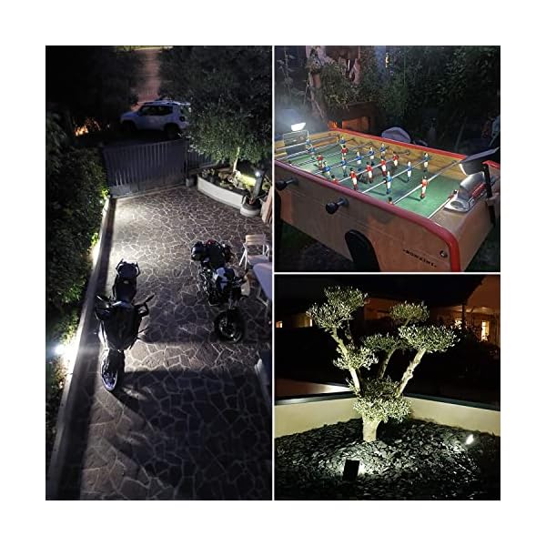 Solarlampen für Außen,64 LED-Lampen Kaltweiß,3 Helligkeitsmodi,IP67 Wasserdicht Solar Gartenleuchten für Außen,Haus, Hof, Garten, Weg – Bild 9