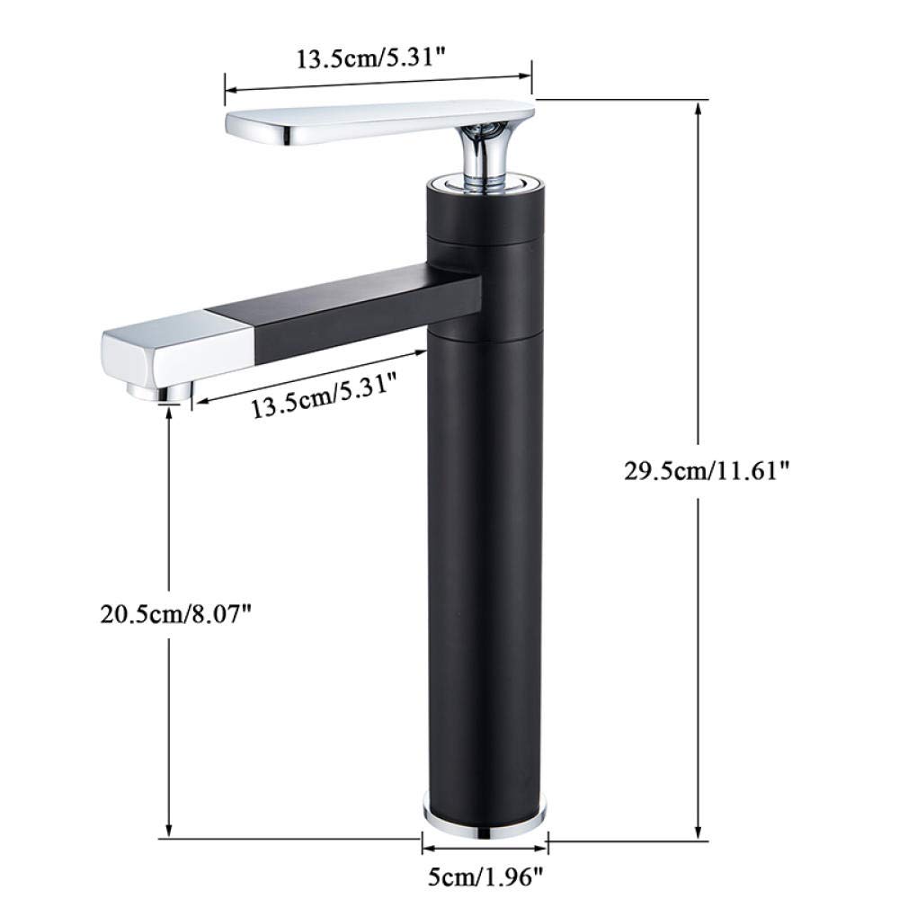 WOQLIBE Wastafelarmatuur 360° draaibare kraan badkamer wastafel armatuur wastafelarmatuur thermostaat mengkraan kraan
