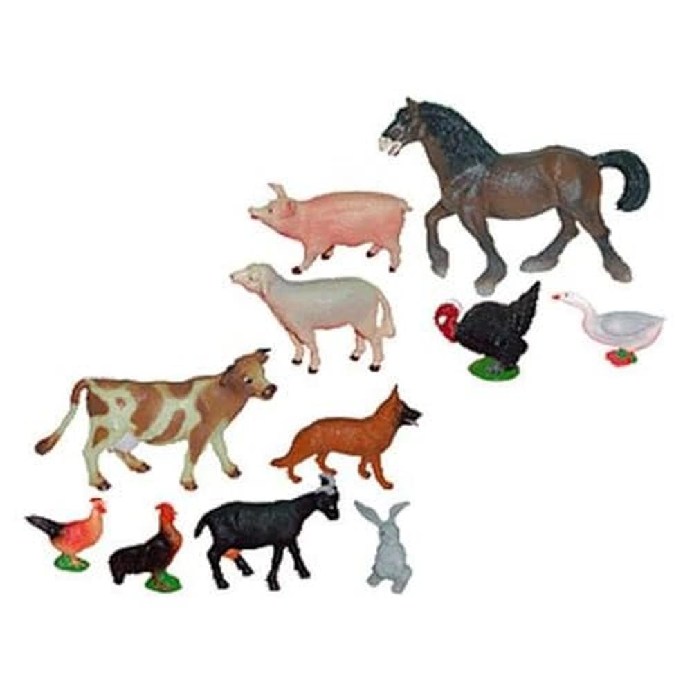 Miniland Tierfiguren, Bauernhoftiere, 11 Figuren-27420